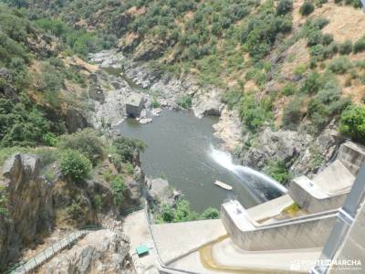 Embalse de Picadas - Río Alberche; rutas por la comunidad de madrid mapa viajes nacimiento del cuerv
